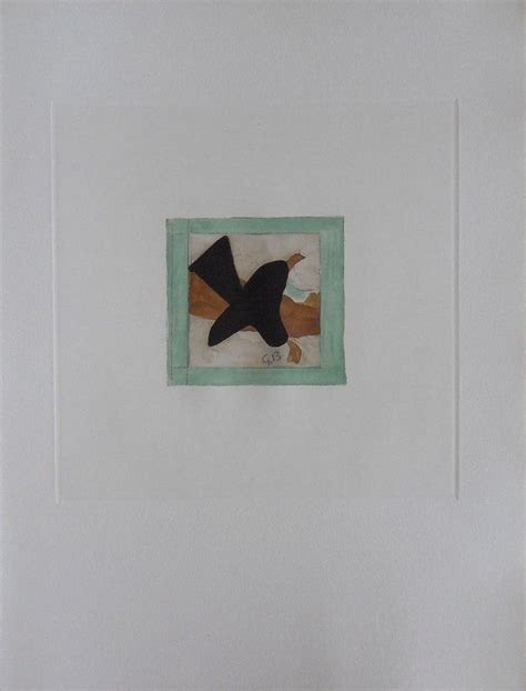Georges Braque Bird In Flight 1965 Etching For Sale At Pamono