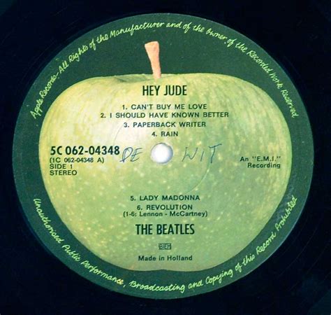 The Beatles Hey Jude 12 Lp Vinyl Album Cover Gallery And Information