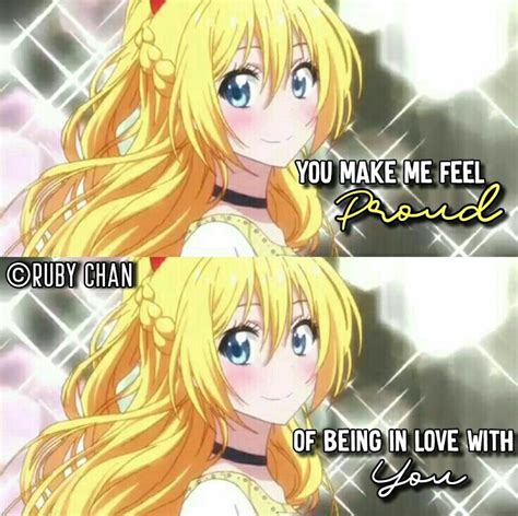 Im Proud Anime Nisekoi Chitoge Nisekoi False Love Anime Quotes