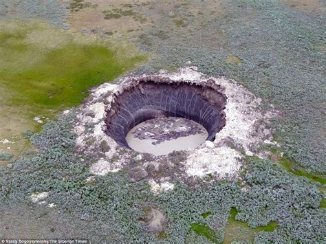 Gas Eruptions Behind Siberias Mysterious 200ft Deep Craters Daily