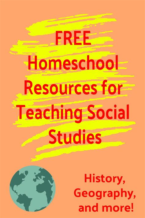56 Free Homeschool Social Studies Resources History Geography And