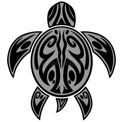 Tribal Turtle Clipart Black And White