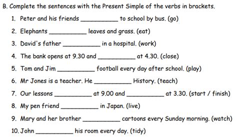 Present Simple - revision ⋆ English Tips