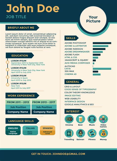 5 Easy Steps To An Amazing Infographic Resume