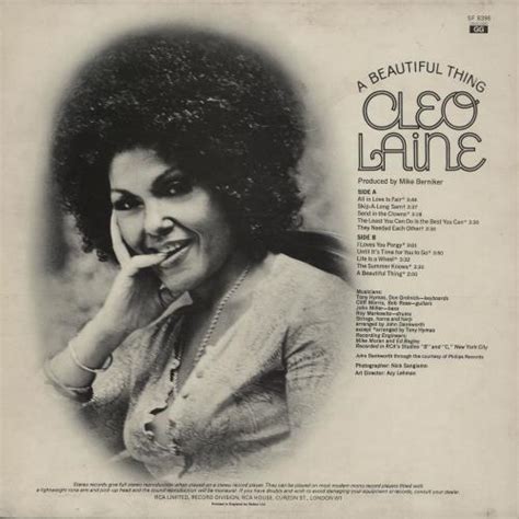 Cleo Laine And John Dankworth A Beautiful Thing Uk Vinyl Lp Album Lp Record 753082