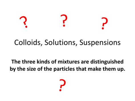 Ppt Colloids Solutions Suspensions Powerpoint Presentation Free
