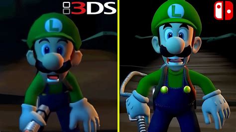 Luigis Mansion Dark Moon Nintendo Switch Remaster Vs Original 3ds
