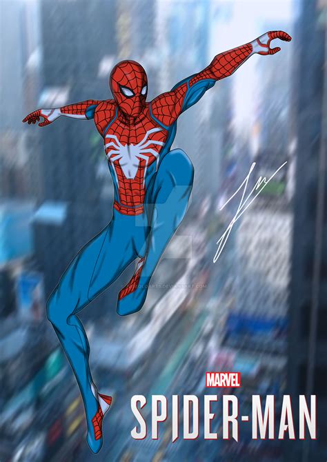 Spiderman Ps4 Fan Art By Joseqloarts On Deviantart