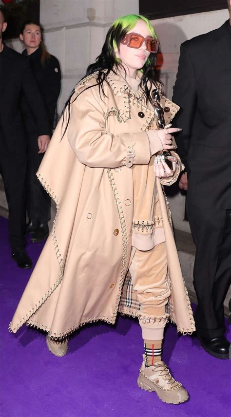 Billie Eilish Spotted At 2020 Brit Awards After Party At The Ned