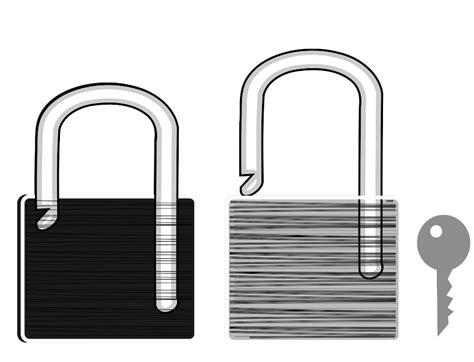 Locks With Key Clip Art At Clker Vector Clip Art Online Royalty