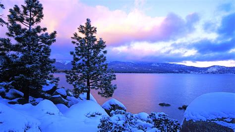 Lake Tahoe Winter Wallpapers 4k Hd Lake Tahoe Winter Backgrounds On