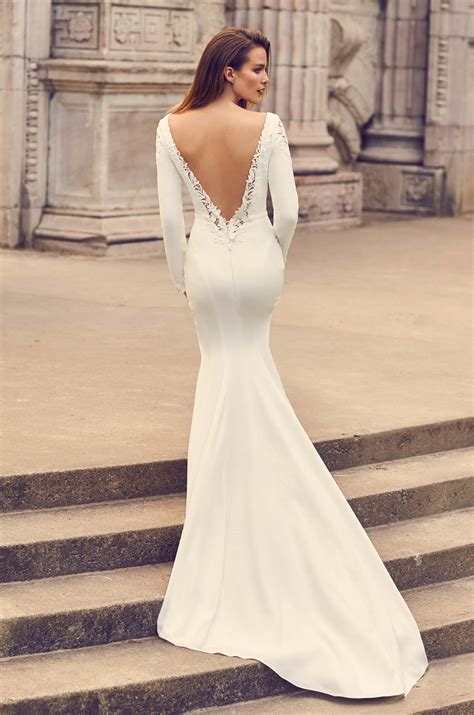 Wedding Dress Fit And Flare With Sleeves