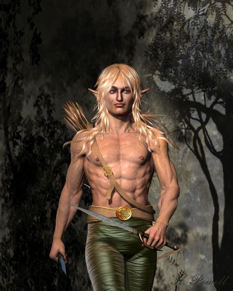 Preparedclose Up Of Male Elf By Kath 13 Fantasy Male Fantasy Warrior