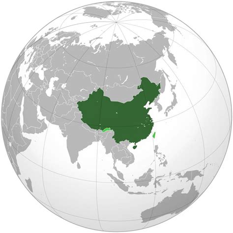 China Weltkarte Karte Von China Welt Ost Asien Asien