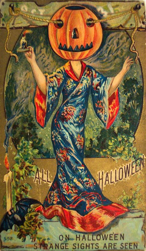 Halloween Postcards C 1900s Halloween Poster Halloween Prints