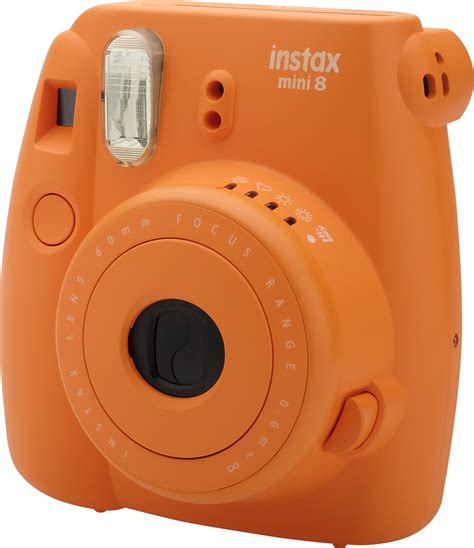 Best Buy Fujifilm Instax Mini 8 Instant Film Camera Vivid Orange Mini