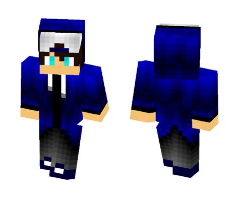 Download Blue Electro Boy Minecraft Skin For Free
