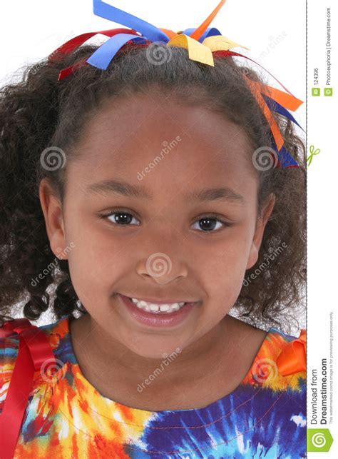 Close Up Beautiful Six Year Old Girl Royalty Free Stock