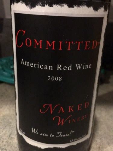 Naked Winery Committed Red Vivino US