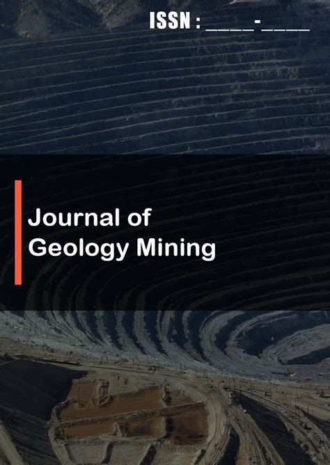 Journal Of Geology Mining Opast Publishing Group