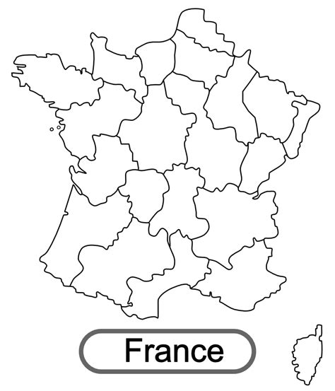 Onlinelabels Clip Art Map Of France 2