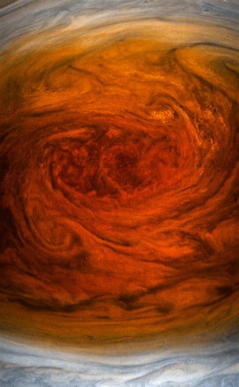 juno captures close up views of jupiter s great red spot space exploration sci