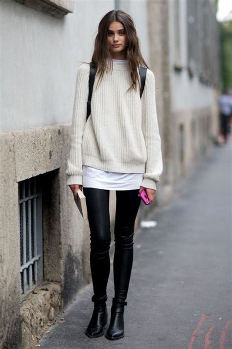 How To Wear An Oversized Sweater During Winter