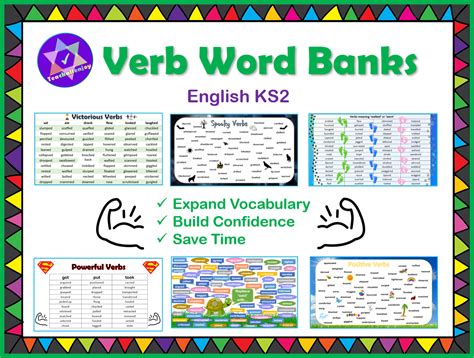 Verb Word Bank Pack Teaching Resources