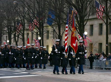 Members Of The Us Marine Corps Color Guard March Nara And Dvids