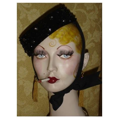 Etsy Flapperdashery Vintage Smoking Boudoir Doll Style Flapper