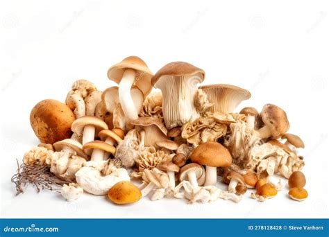 Various Edible Mushrooms Stock Illustration Illustration Of Restaurant