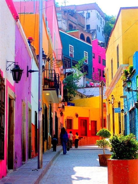 Most Colorful Street In Guanajuato Mexico Photo Taken By Sandy Robert