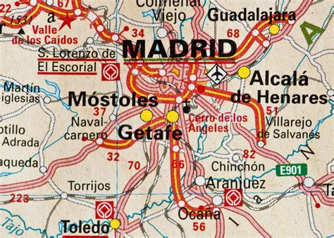 Please, order old maps of madrid by year. Madrid-Karte stockbild. Bild von zieleinheit, europa ...
