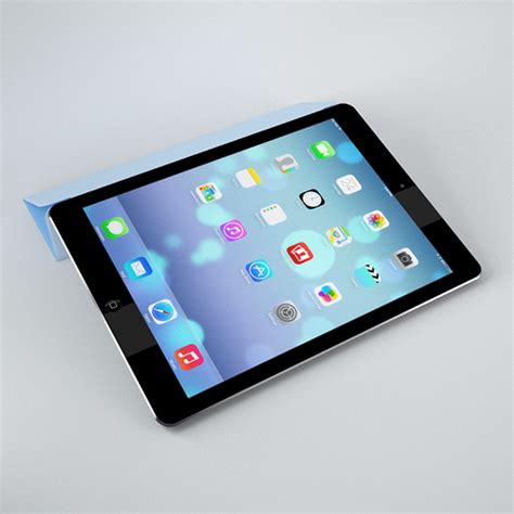 Apple Ipad Air 3d Model Animated Rigged Max Obj Fbx C4d Mtl