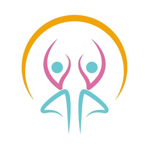 Premium Vector Yoga Logo Icon Design