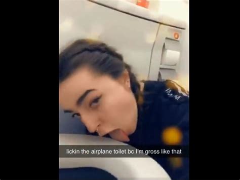 plane passenger disgusts twitter after licking airline toilet seat in video daily telegraph