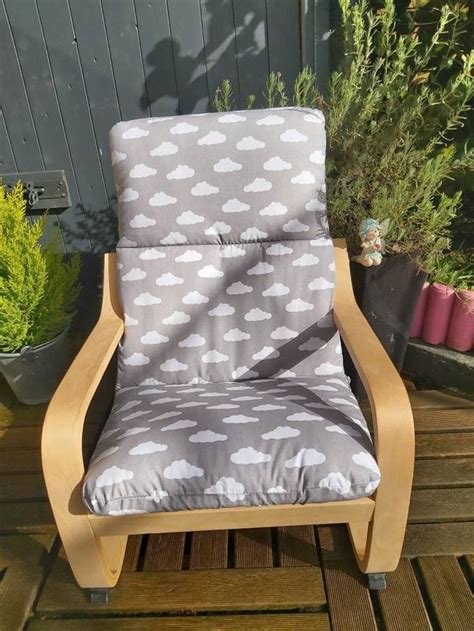 Ikea latt 18x plain single children's chair nursery or preschool kids furniture. Ikea poang kids chair cover slipcover children's chair ...