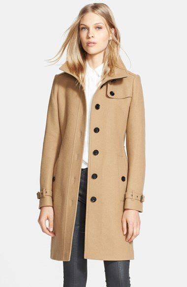Burberry Brit Rushfield Wool Blend Stand Collar Coat Available At