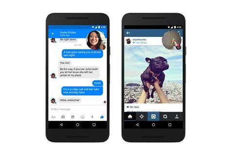 facebook messenger gets video chat heads and dropbox support