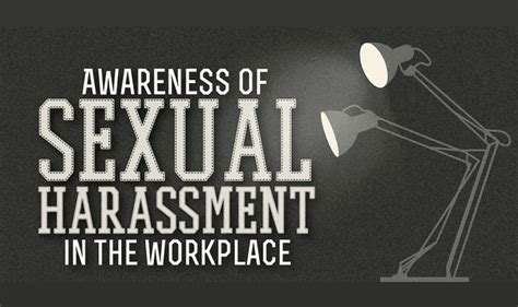 sexual harassment in the workplace infographic ~ visualistan