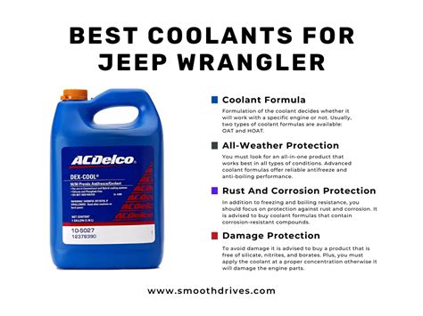 6 Best Coolants For Jeep Wrangler Top Antifreeze For Jl Jk