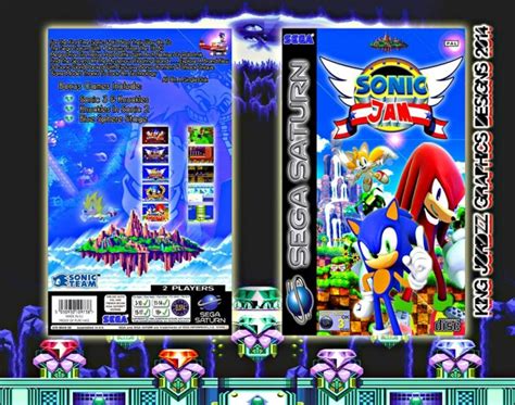 Sonic Jam Sega Saturn Box Art Cover By Kingjordzzgraphics85