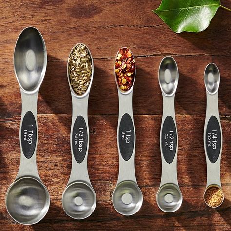 5 pc Magnetic Dual-Sided Measuring Spoons | Roots & Harvest ...