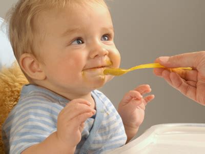 Babies likes to mimic what we do, so if your child likes to sit up like a big kid and watch you eat, then by all means let much of the confusion around when to start baby food stems from questions concerning allergenic foods. Teach Your Child to Love Healthy Food: Feeding Babies ...
