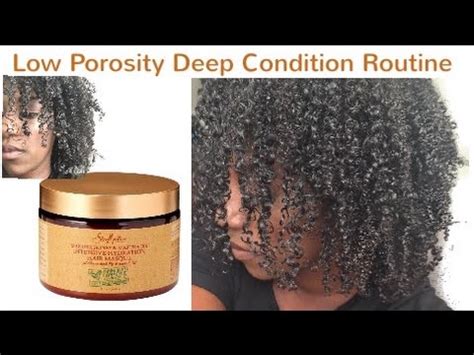Natural hair honey & olive oil deep conditioner low 14. Low Porosity Deep Condition | Shea Moisture Manuka Honey Hair Masque - YouTube