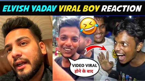 Elvish Bhai Ke Samne Koi Bol Sakta Hai Kya Viral Meme Boy Reaction
