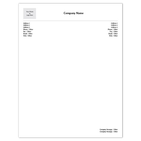 The core of an identity package, to me, is letterhead design. Dual Address Letterhead | iPrint.com