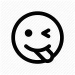 Wink Icon Face Joke Library Smiley Smile