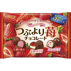 つぶより苺チョコレート｜チョコレート｜商品ラインナップ｜名糖産業株式会社