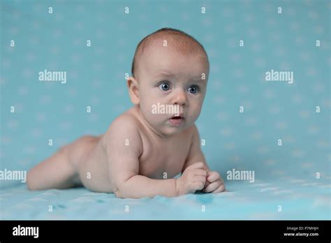 Crawling Baby Boy Stock Photo Alamy